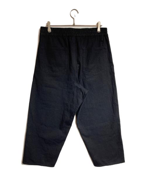 FUMITO GANRYU（フミトガンリュウ）FUMITO GANRYU (フミトガンリュウ) LIGHT OZ EASY DENIM PANTS ブラック サイズ:3の古着・服飾アイテム