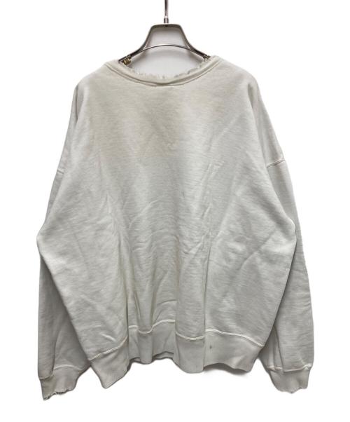 SAINT MICHAEL（セントマイケル）SAINT MICHAEL (セントマイケル) BerBerJin (ベンベルジン) BJ CREW NECK SWEAT ホワイト サイズ:XXLの古着・服飾アイテム