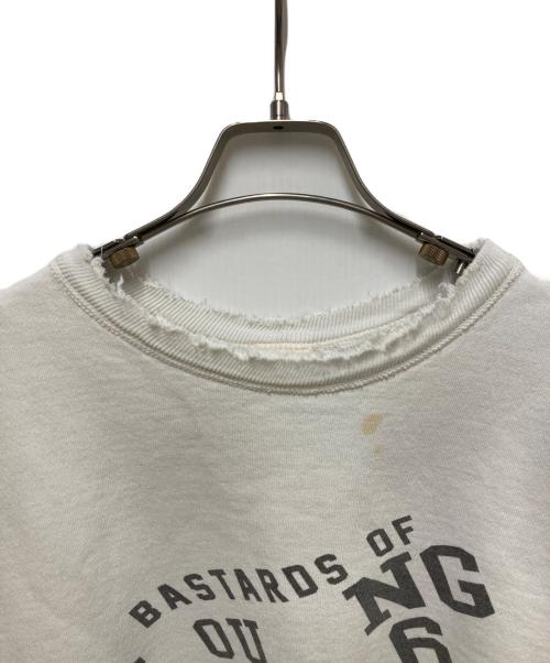 SAINT MICHAEL（セントマイケル）SAINT MICHAEL (セントマイケル) BerBerJin (ベンベルジン) BJ CREW NECK SWEAT ホワイト サイズ:XXLの古着・服飾アイテム