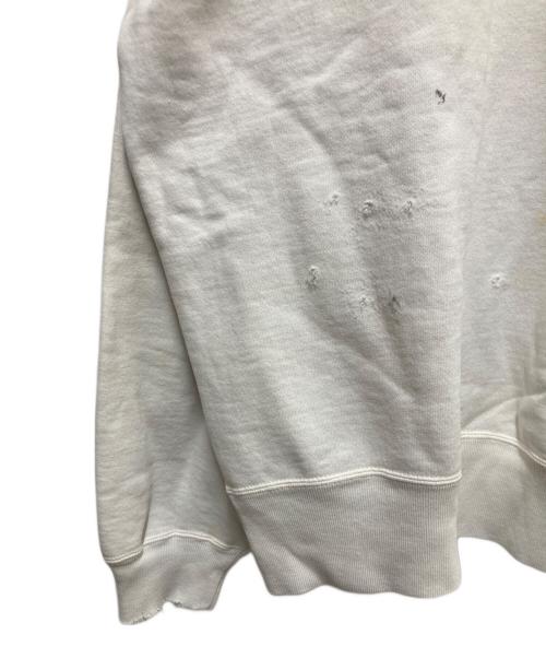 SAINT MICHAEL（セントマイケル）SAINT MICHAEL (セントマイケル) BerBerJin (ベンベルジン) BJ CREW NECK SWEAT ホワイト サイズ:XXLの古着・服飾アイテム