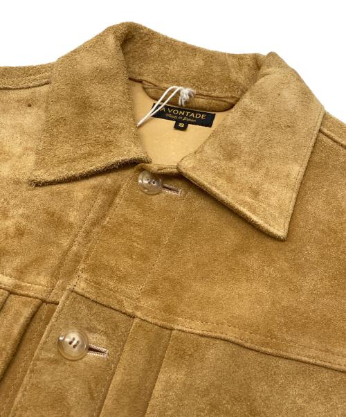 A vontade（アボンタージ）A vontade (アボンタージ) 1st type スエードトラッカージャケット ブラウン サイズ:Sの古着・服飾アイテム