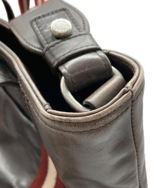 BALLY（バリー）BALLY (バリー) 2WAYレザートートバッグ ブラウンの古着・服飾アイテム
