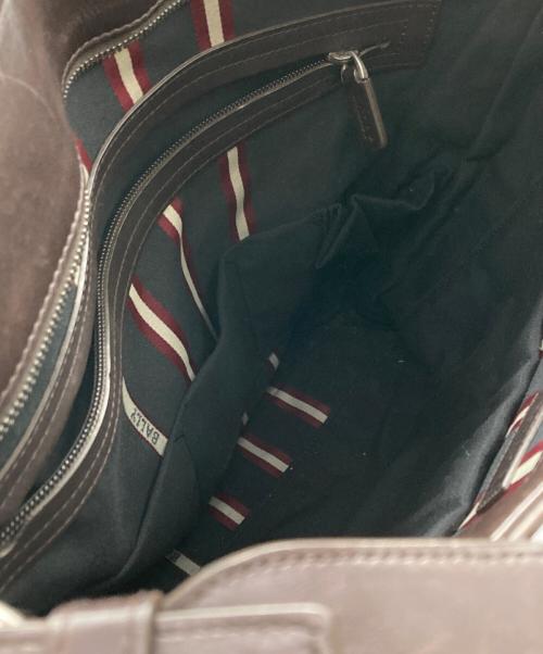 BALLY（バリー）BALLY (バリー) 2WAYレザートートバッグ ブラウンの古着・服飾アイテム