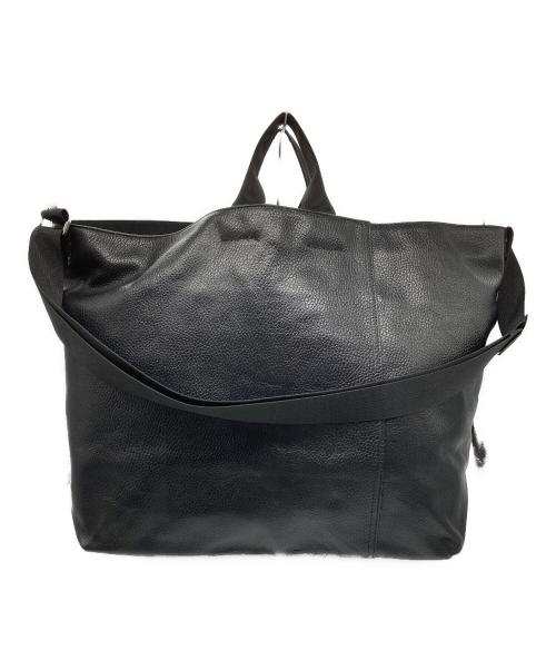 Firsthand（ファーストハンド）Firsthand (ファーストハンド) 2WAY Leather Messenger Bag ブラックの古着・服飾アイテム