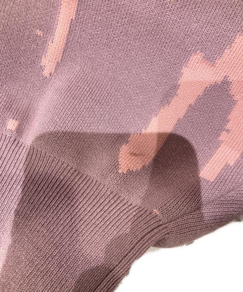 DIESEL（ディーゼル）DIESEL (ディーゼル) ジップアップニット ピンク サイズ:Sの古着・服飾アイテム