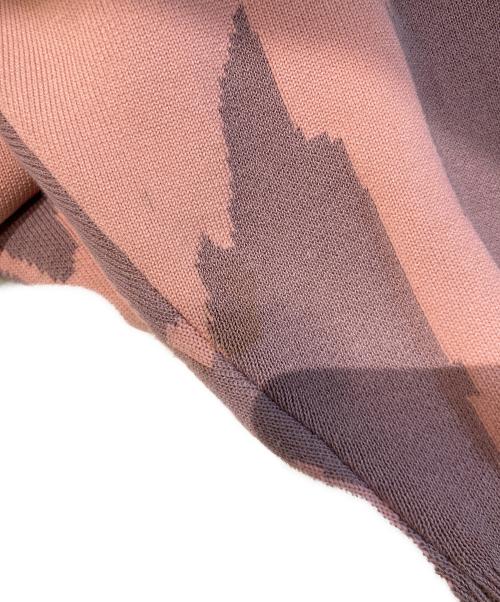 DIESEL（ディーゼル）DIESEL (ディーゼル) ジップアップニット ピンク サイズ:Sの古着・服飾アイテム