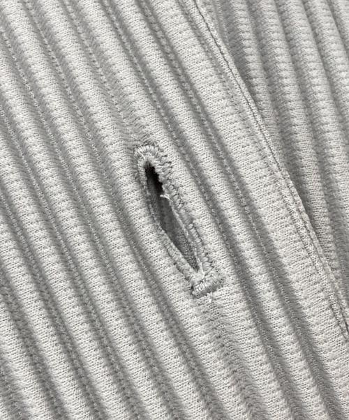 HOMME PLISSE ISSEY MIYAKE（オム プリッセ イッセイ ミヤケ）HOMME PLISSE ISSEY MIYAKE (オムプリッセ イッセイ ミヤケ) BASICS プリーツテーラードジャケット グレー サイズ:1の古着・服飾アイテム