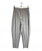 HOMME PLISSE ISSEY MIYAKEオム プリッセ イッセイ ミヤケ）の古着「BASICS プリーツパンツ」｜グレー