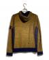 STONE ISLAND (ストーンアイランド) アルパカ混ニットパーカー ネイビー×イエロー サイズ:M：25000円