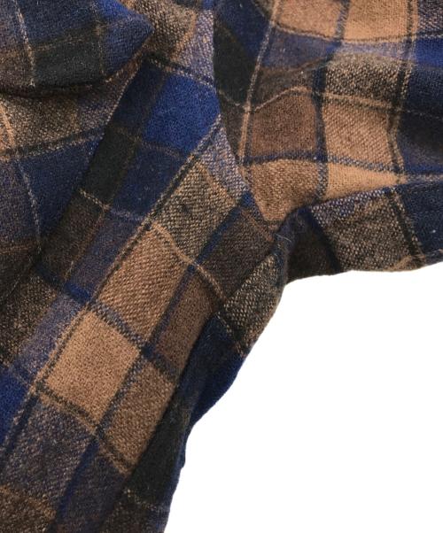 PENDLETON（ペンドルトン）PENDLETON (ペンドルトン) 70-80’Sウールシャツ ブラウン サイズ:Mの古着・服飾アイテム