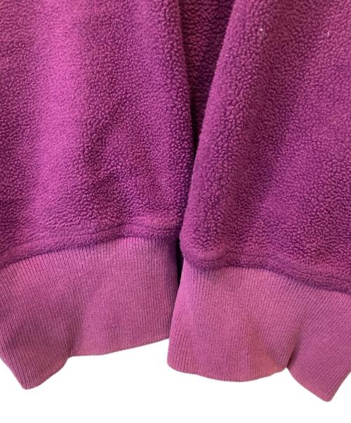 SUPREME（シュプリーム）Supreme (シュプリーム) Polartec Hooded Sweatshirt ポーラテックフーデッドスウェットシャツ  パープル サイズ:XLの古着・服飾アイテム