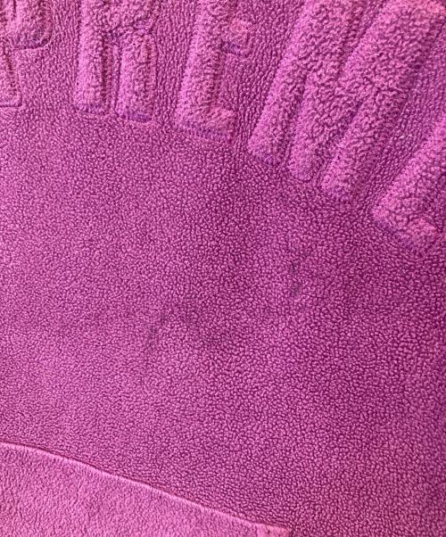 SUPREME（シュプリーム）Supreme (シュプリーム) Polartec Hooded Sweatshirt ポーラテックフーデッドスウェットシャツ  パープル サイズ:XLの古着・服飾アイテム