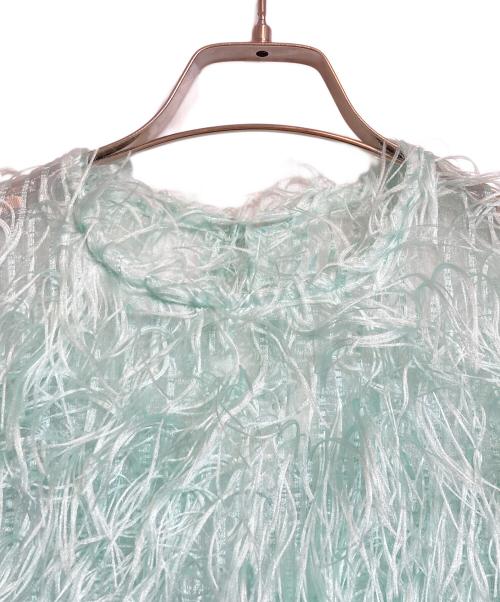 cygne（シーニュ）cygne (シーニュ) フェザートップスMONI グリーン サイズ:FREE 未使用品の古着・服飾アイテム