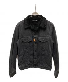 WIND AND SEA×MINEDENIM（ウィンダンシー×マインデニム）の古着「DENIM BOA GJKT」｜ブラック