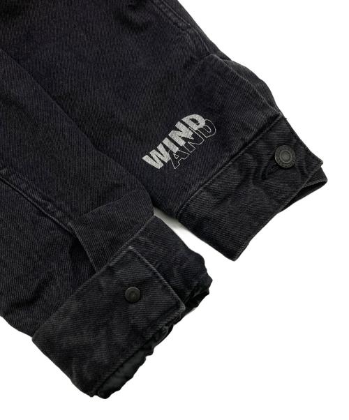 WIND AND SEA（ウィンダンシー）WIND AND SEA (ウィンダンシー) MINEDENIM (マインデニム) DENIM BOA GJKT ブラック サイズ:2の古着・服飾アイテム