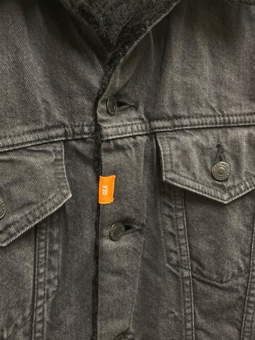 WIND AND SEA（ウィンダンシー）WIND AND SEA (ウィンダンシー) MINEDENIM (マインデニム) DENIM BOA GJKT ブラック サイズ:2の古着・服飾アイテム