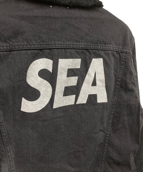 WIND AND SEA（ウィンダンシー）WIND AND SEA (ウィンダンシー) MINEDENIM (マインデニム) DENIM BOA GJKT ブラック サイズ:2の古着・服飾アイテム