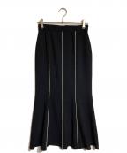 MURRALミューラル）の古着「アンイーブンネススカート」｜ブラック