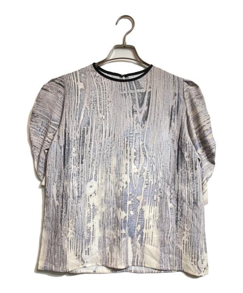 MURRAL（ミューラル）MURRAL (ミューラル) バームドロッピングイヤースリーブトップス グレー サイズ:Freeの古着・服飾アイテム