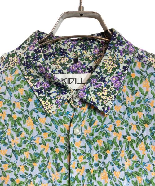 KIDILL（キディル）KIDILL (キディル) フラワービックシャツ グリーン サイズ:Fの古着・服飾アイテム