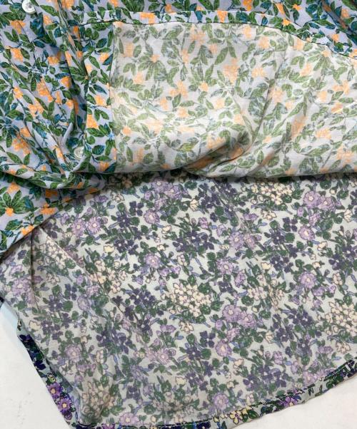 KIDILL（キディル）KIDILL (キディル) フラワービックシャツ グリーン サイズ:Fの古着・服飾アイテム