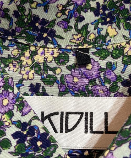 KIDILL（キディル）KIDILL (キディル) フラワービックシャツ グリーン サイズ:Fの古着・服飾アイテム