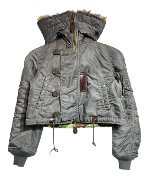 JUNYA WATANABE COMME des GARCONS（ジュンヤワタナベ コムデギャルソン）JUNYA WATANABE COMME des GARCONS ((ジュンヤワタナベ コムデギャルソン) N-3B SHORTジャケット オリーブ サイズ:Sの古着・服飾アイテム