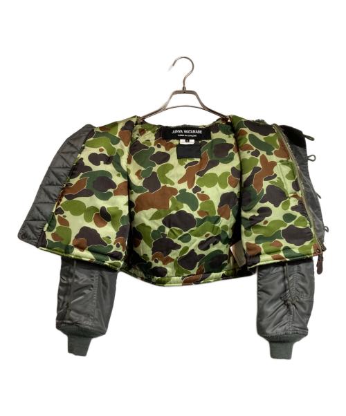 JUNYA WATANABE COMME des GARCONS（ジュンヤワタナベ コムデギャルソン）JUNYA WATANABE COMME des GARCONS ((ジュンヤワタナベ コムデギャルソン) N-3B SHORTジャケット オリーブ サイズ:Sの古着・服飾アイテム