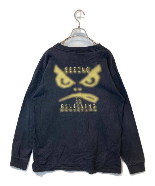 BADBOY（バッドボーイ）BADBOY (バッドボーイ) 90’Sプリントカットソー ブラック サイズ:Lの古着・服飾アイテム