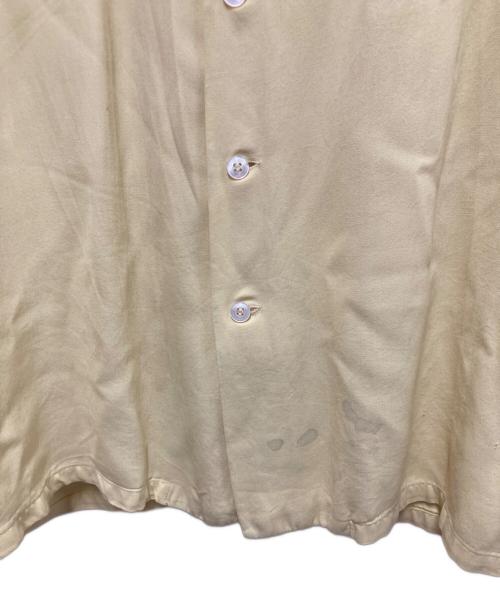 Alfred（アルフレッド）Alfred (アルフレッド) 40’s レーヨンシャツ イエロー サイズ:Mの古着・服飾アイテム
