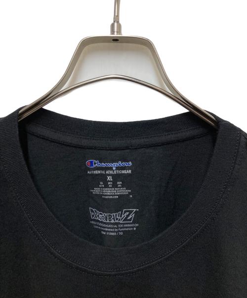 Champion（チャンピオン）Champion (チャンピオン) DRAGON BALL Z (ドラゴンボールゼット) キャラクタープリントTシャツ(孫悟空) ブラック サイズ:XLの古着・服飾アイテム