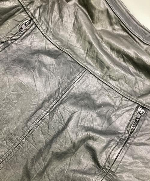 Brooks Leather Sportswear（ブルックス）brooks leather sportswear (ブルックス) レーシングレザージャケット ブラック サイズ:40の古着・服飾アイテム