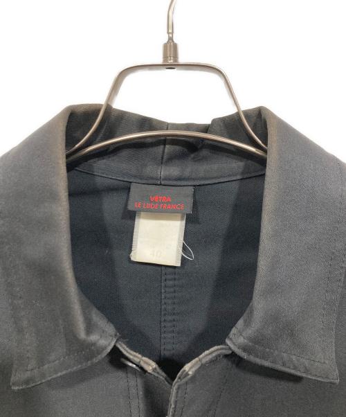 VETRA（ベトラ）VETRA (ベトラ) ユーロワークジャケット ブラック サイズ:40の古着・服飾アイテム