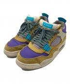 NIKE×UNIONナイキ×ユニオン）の古着「AIR JORDAN 4 RETRO SP」｜イエロー×パープル