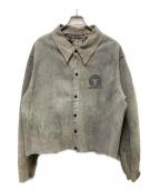 USEDユーズド）の古着「ウェルダーズ スエードジャケット」｜グレー