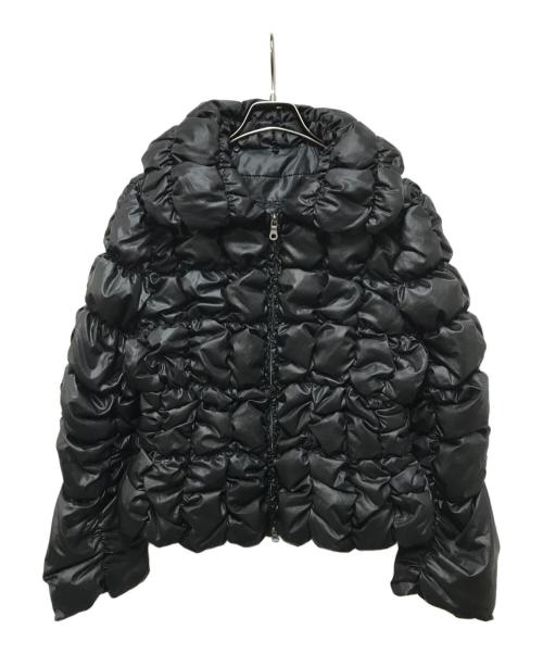 TO BE CHIC（トゥービーシック）TO BE CHIC (トゥービーシック) デザインダウンジャケット ブラック サイズ:40の古着・服飾アイテム