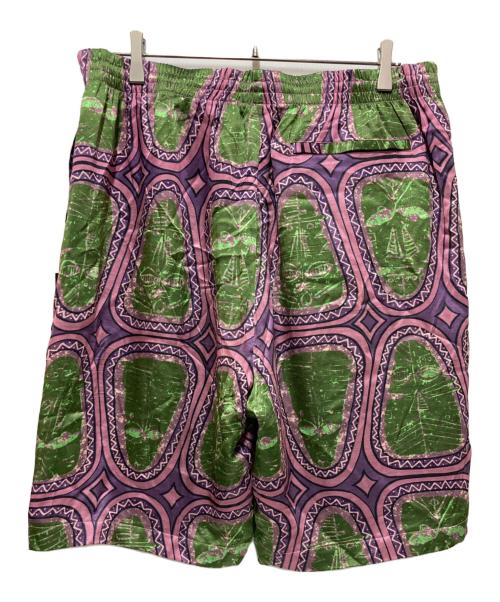 stussy（ステューシー）stussy (ステューシー) Mask Short グリーン×ピンク サイズ:Lの古着・服飾アイテム