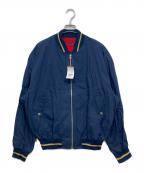 CASTELBAJACカステルバジャック）の古着「刺繍デザインブルゾン」｜ネイビー