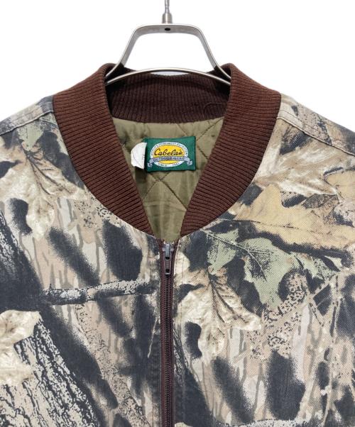 Cabela's（カベラス）cabela's (カベラス) リアルツリーカモボンバージャケット カーキ サイズ:XLの古着・服飾アイテム