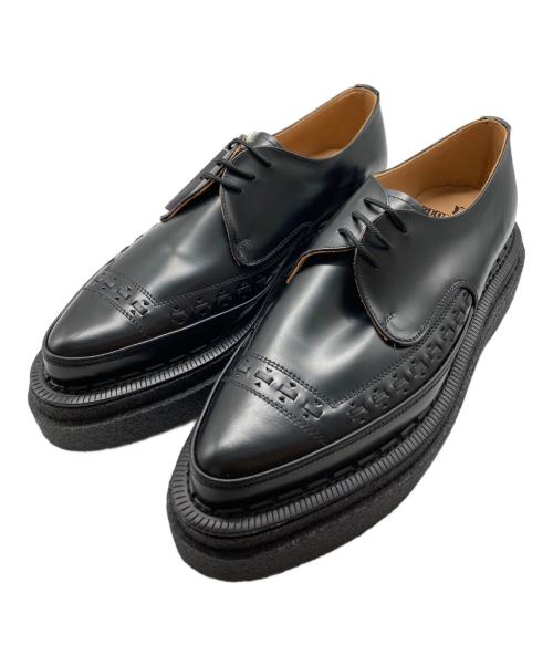 sacai（サカイ）sacai (サカイ) GEORGE COX (ジョージコックス) DOUBLE SOLE GIBSON SHOES ブラック サイズ:9の古着・服飾アイテム