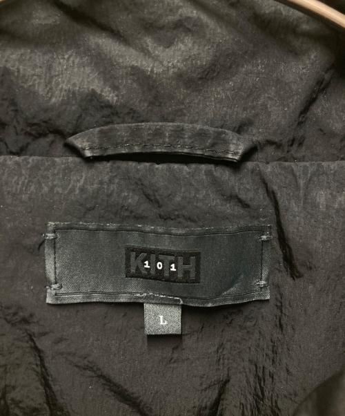 KITH（キス）KITH (キス) 101 Wrinkle Nylon Madison Track Jacket ブラック サイズ:Lの古着・服飾アイテム