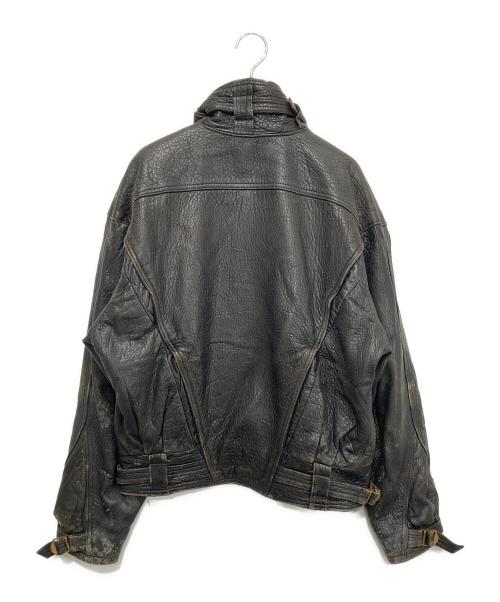 B-12 FORCE CLOTHING（B-12フォースクロージング）B-12 FORCE CLOTHING (B-12フォースクロージング) レザージャケット ブラック サイズ:Sの古着・服飾アイテム