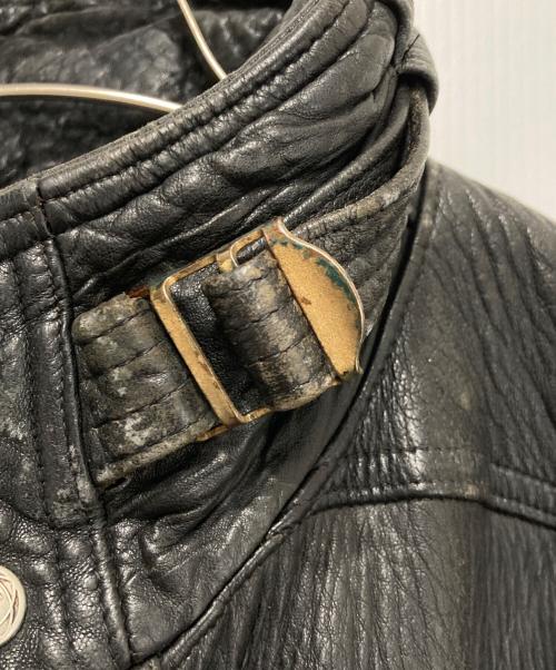 B-12 FORCE CLOTHING（B-12フォースクロージング）B-12 FORCE CLOTHING (B-12フォースクロージング) レザージャケット ブラック サイズ:Sの古着・服飾アイテム