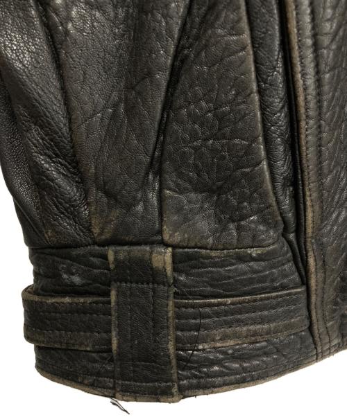 B-12 FORCE CLOTHING（B-12フォースクロージング）B-12 FORCE CLOTHING (B-12フォースクロージング) レザージャケット ブラック サイズ:Sの古着・服飾アイテム