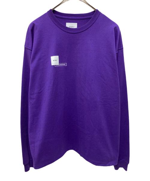 WTAPS（ダブルタップス）WTAPS (ダブルタップス) 23SSLAB限定 クルーネックロングTシャツ パープル サイズ:X 03の古着・服飾アイテム