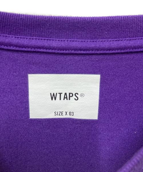 WTAPS（ダブルタップス）WTAPS (ダブルタップス) 23SSLAB限定 クルーネックロングTシャツ パープル サイズ:X 03の古着・服飾アイテム
