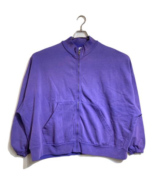 WILLY CHAVARRIA（ウィリーチャバリア）WILLY CHAVARRIA (ウィリーチャバリア) BOMBER MOCK NECK パープル サイズ:Mの古着・服飾アイテム