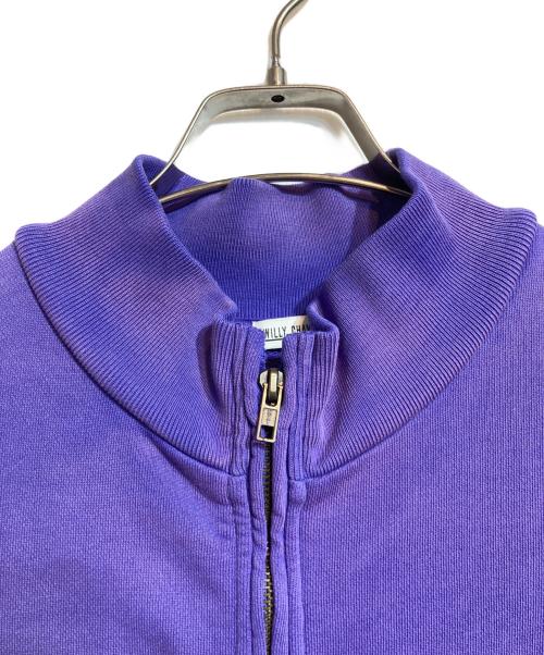 WILLY CHAVARRIA（ウィリーチャバリア）WILLY CHAVARRIA (ウィリーチャバリア) BOMBER MOCK NECK パープル サイズ:Mの古着・服飾アイテム