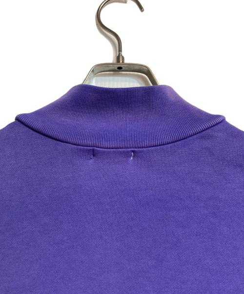 WILLY CHAVARRIA（ウィリーチャバリア）WILLY CHAVARRIA (ウィリーチャバリア) BOMBER MOCK NECK パープル サイズ:Mの古着・服飾アイテム
