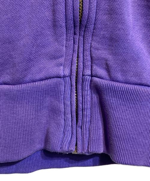 WILLY CHAVARRIA（ウィリーチャバリア）WILLY CHAVARRIA (ウィリーチャバリア) BOMBER MOCK NECK パープル サイズ:Mの古着・服飾アイテム